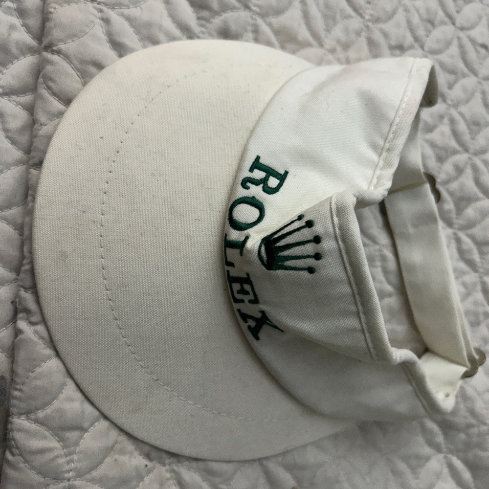 Rolex White Visor